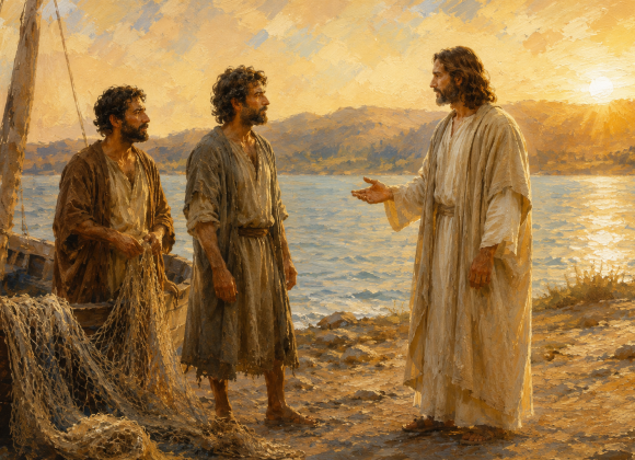 Jesus Choosing His First Two Disciples